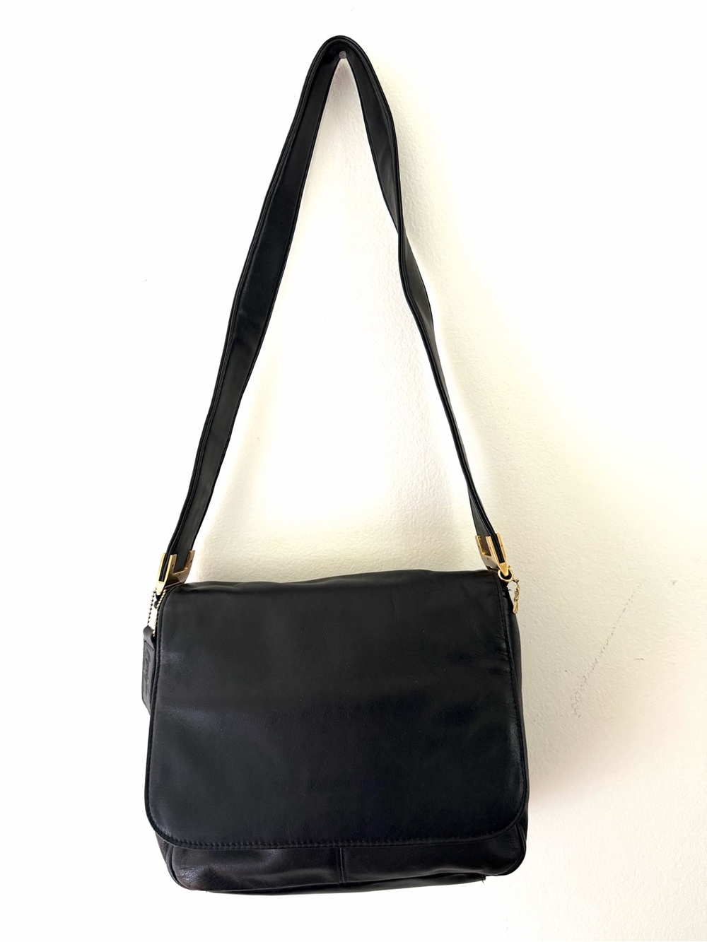Jacqueline Ferrar Purse Genuine Leather Vintage 90's Coach Legacy Vibe Black